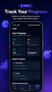 CGLNexa Play Store screenshot 2: exam preparation interface