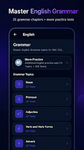 CGLNexa Play Store screenshot 3: exam preparation interface