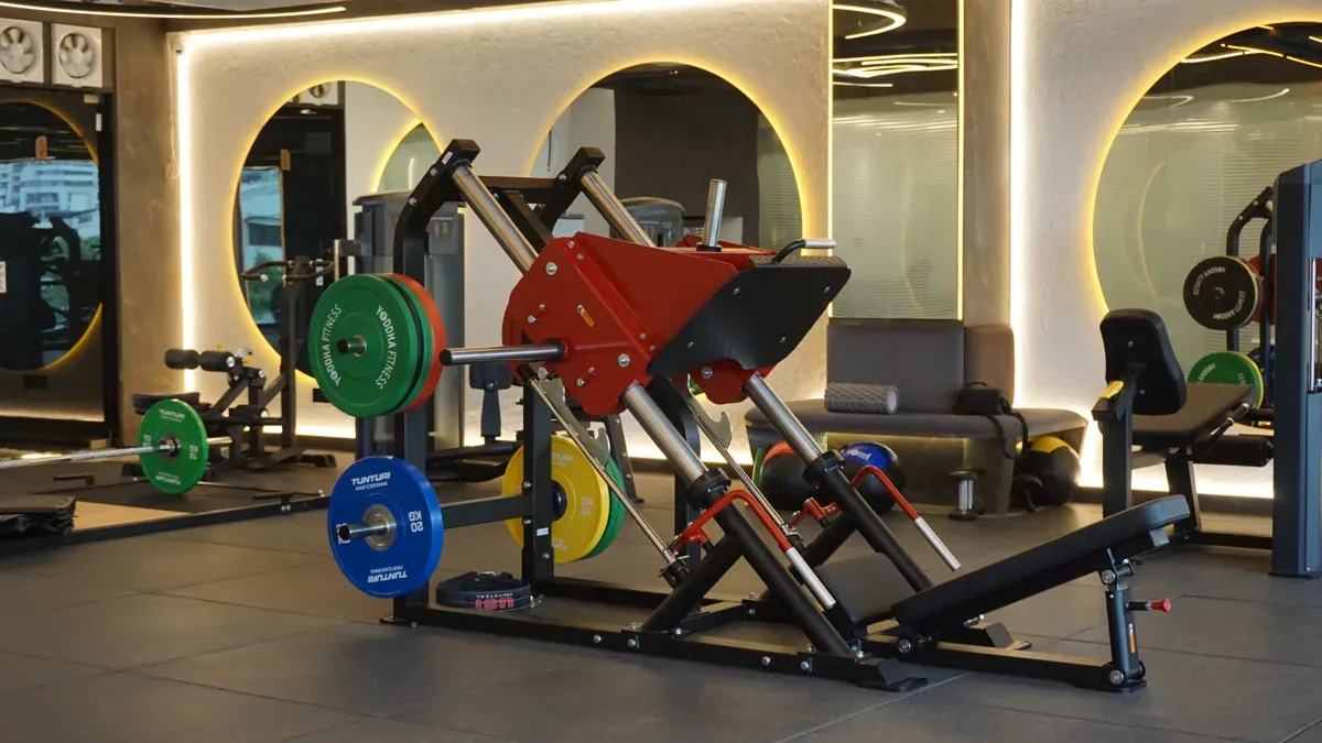 Training equipment pictured on the M&Y website